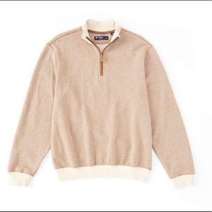 Cremieux Fleece Quarter-Zip Mockneck Pullover XXL